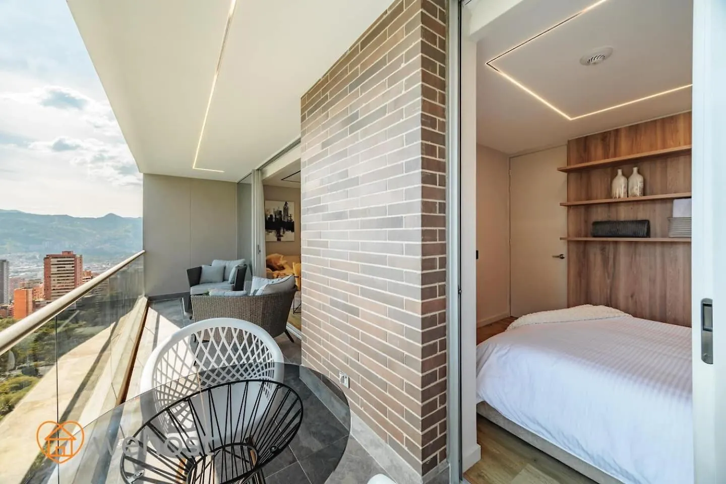 Daire 17Th Floor 2 Bedrooms Ac Plus Pool & Gym 1704 Medellín